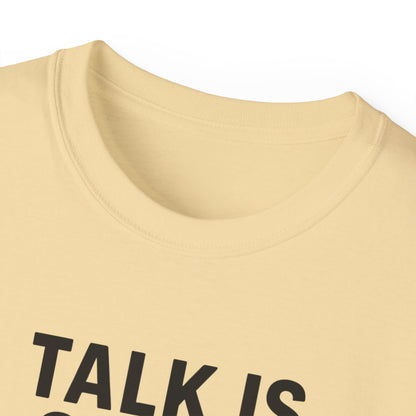 Coding Motivation Tee: Talk is Cheap, Show Me the Code, Programmer Gift, Tech T-Shirt, Geek Fashion, Software Developer Shirt