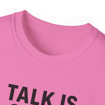Coding Motivation Tee: Talk is Cheap, Show Me the Code, Programmer Gift, Tech T-Shirt, Geek Fashion, Software Developer Shirt
