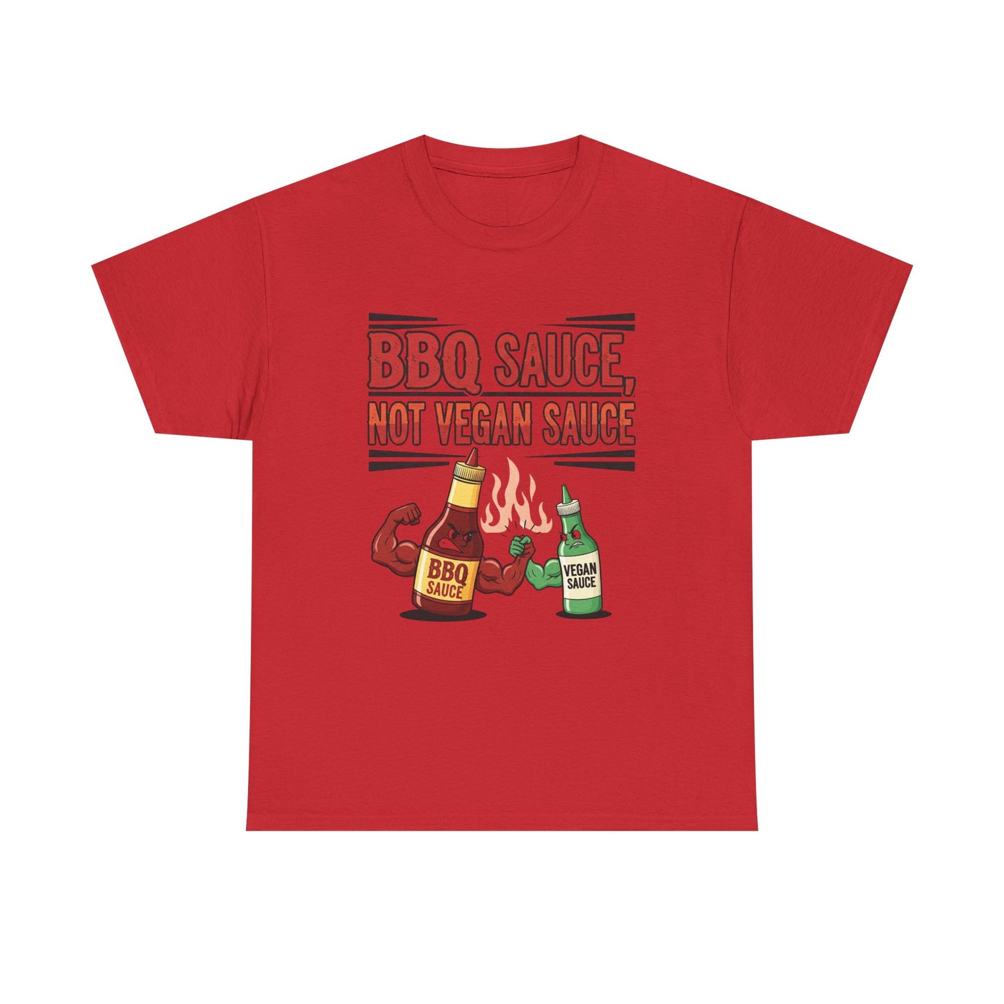 BBQ Sauce Unisex Cotton Tee, Funny Graphic T-Shirt, Gift for Grill Lovers, Summer BBQ Shirt, Cooking Humor Apparel