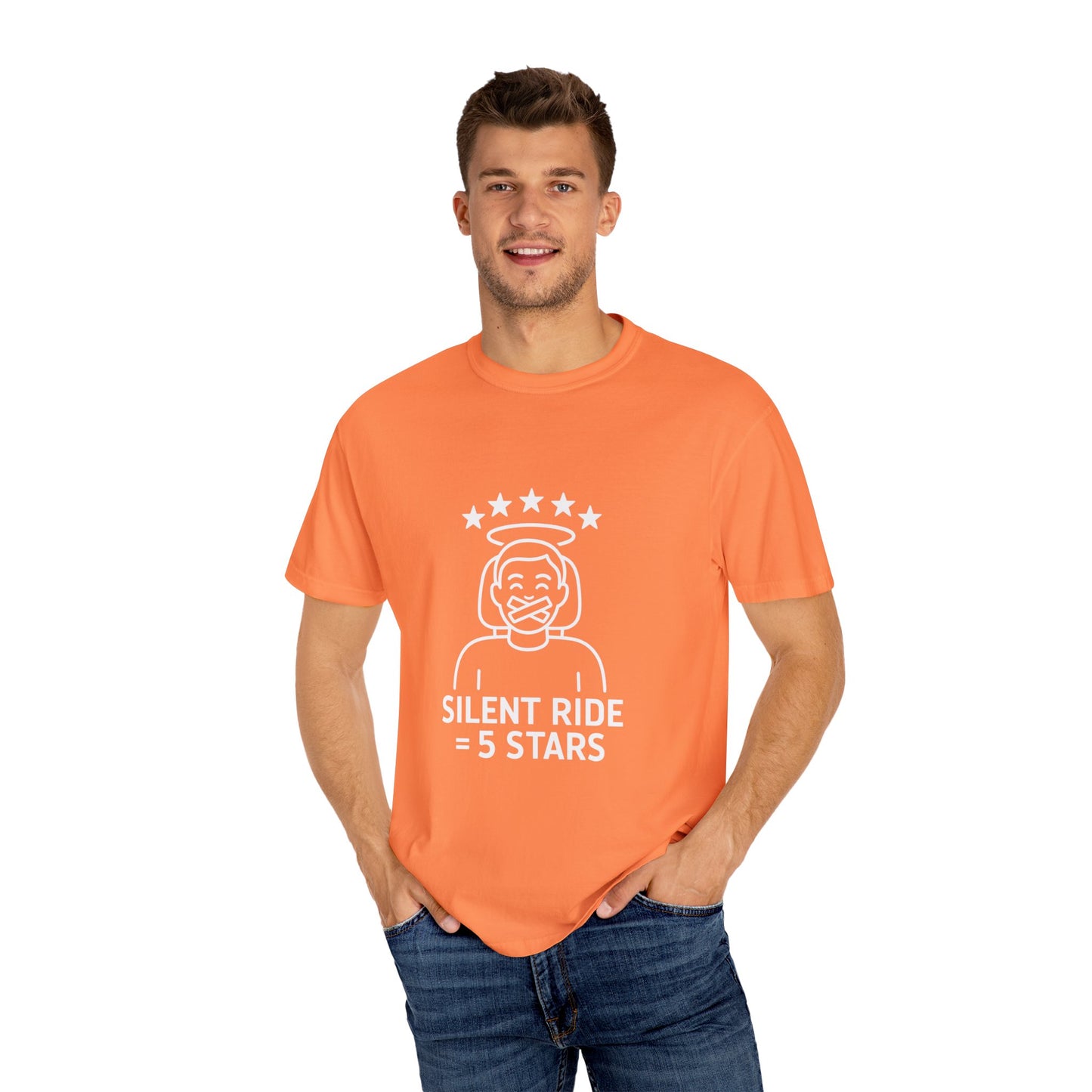 Garment-Dyed T-shirt - Casual Style, Soft Fabric, Unisex Design, Perfect for Everyday Wear, Great Gift for Friends