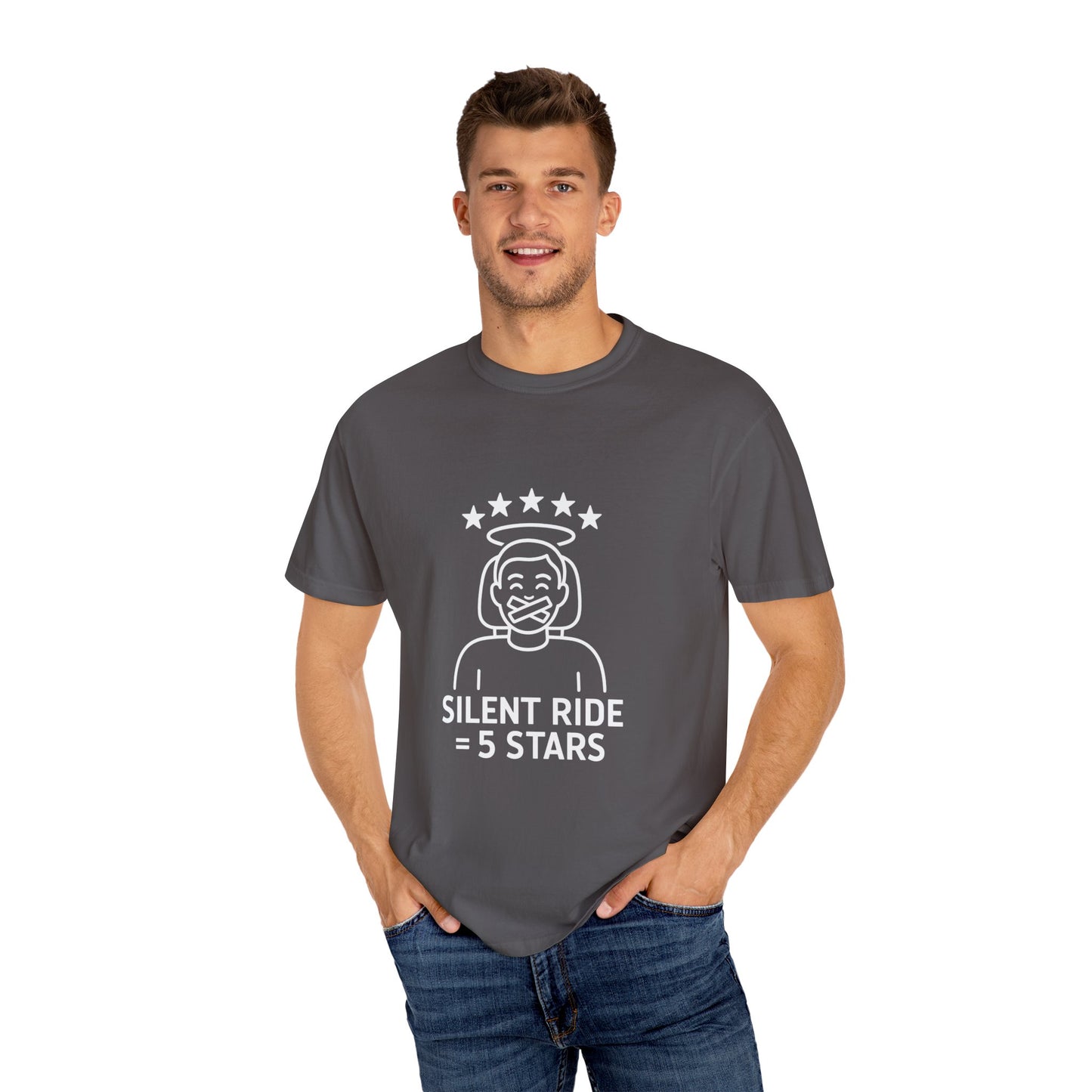 Garment-Dyed T-shirt - Casual Style, Soft Fabric, Unisex Design, Perfect for Everyday Wear, Great Gift for Friends