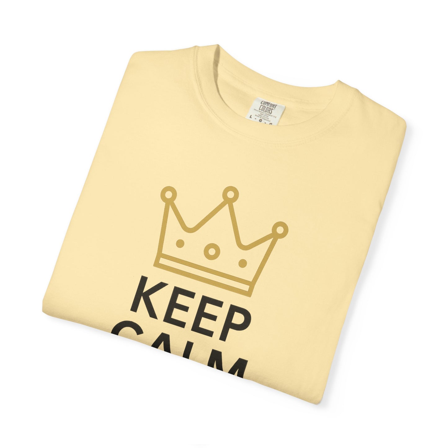 Unisex Garment-Dyed T-Shirt with Fun Quote, Funny Shirt, Gift for Reviewers, Casual Style, Keep Calm Shirt, 5 Star Rating Tee