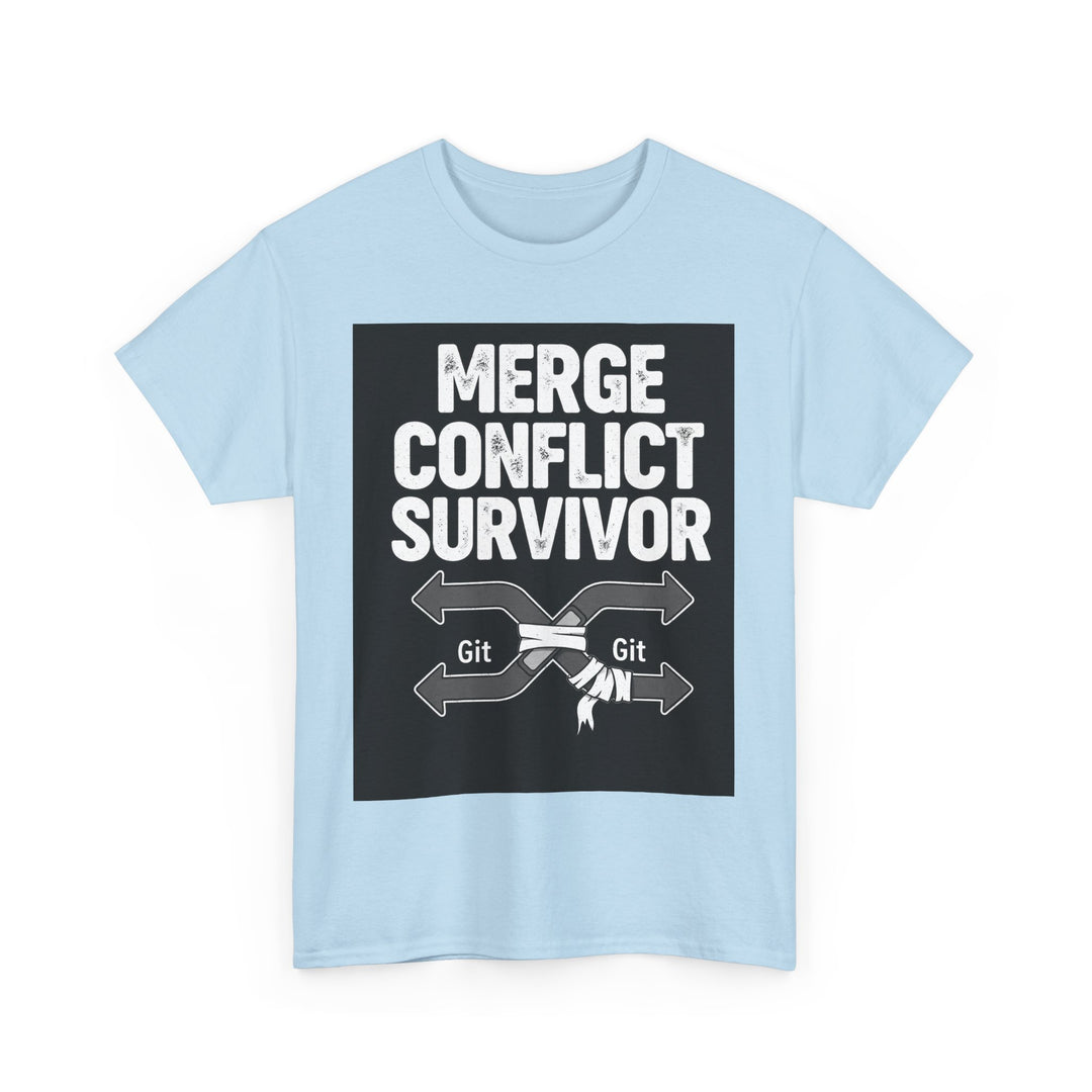 Git Merge Conflict Survivor Tee – Unisex