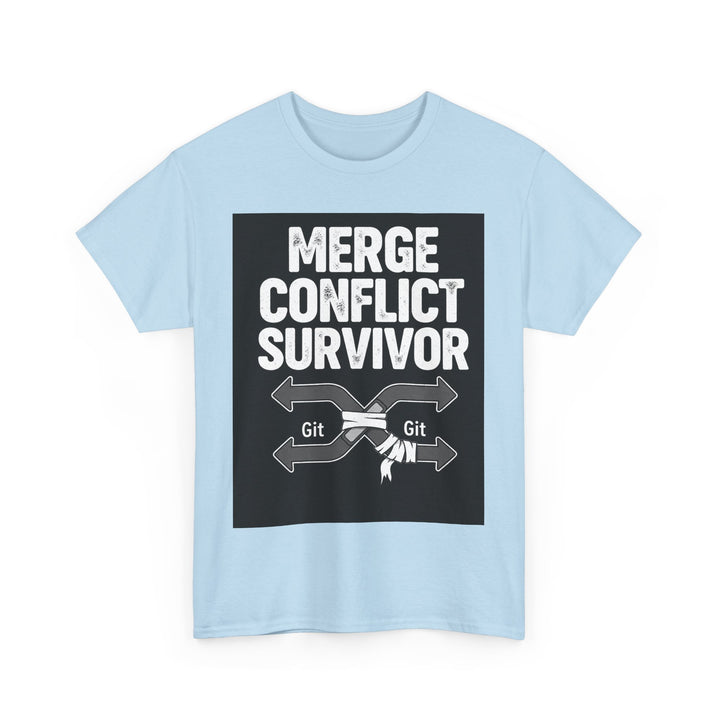 Git Merge Conflict Survivor Tee – Unisex