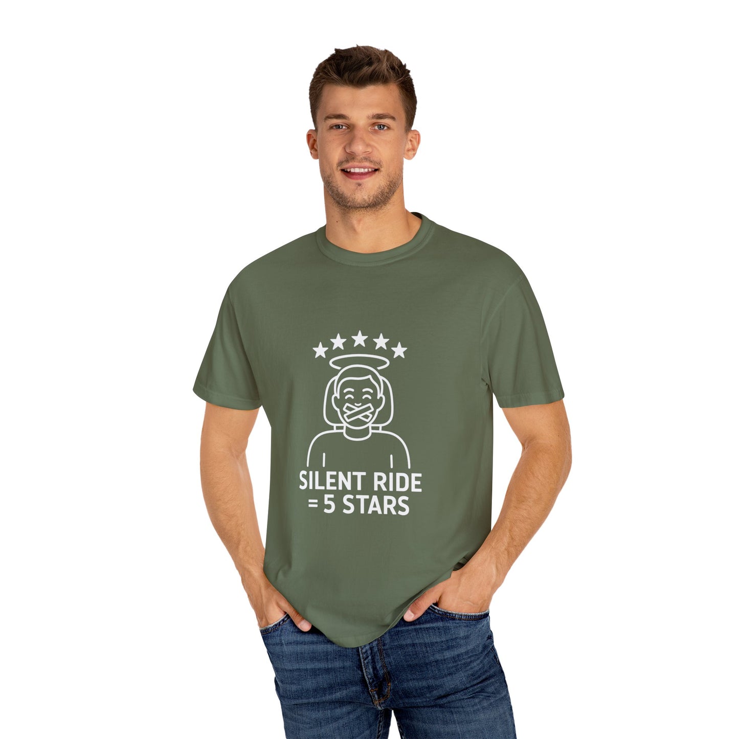 Garment-Dyed T-shirt - Casual Style, Soft Fabric, Unisex Design, Perfect for Everyday Wear, Great Gift for Friends