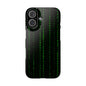Matrix-Inspired Slim Phone Case, Eco-Friendly Phone Cover, Tech Lover Gift, Minimalist Phone Accessory, Unique Smartphone Case