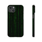 Matrix-Inspired Slim Phone Case, Eco-Friendly Phone Cover, Tech Lover Gift, Minimalist Phone Accessory, Unique Smartphone Case