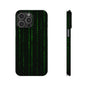 Matrix-Inspired Slim Phone Case, Eco-Friendly Phone Cover, Tech Lover Gift, Minimalist Phone Accessory, Unique Smartphone Case