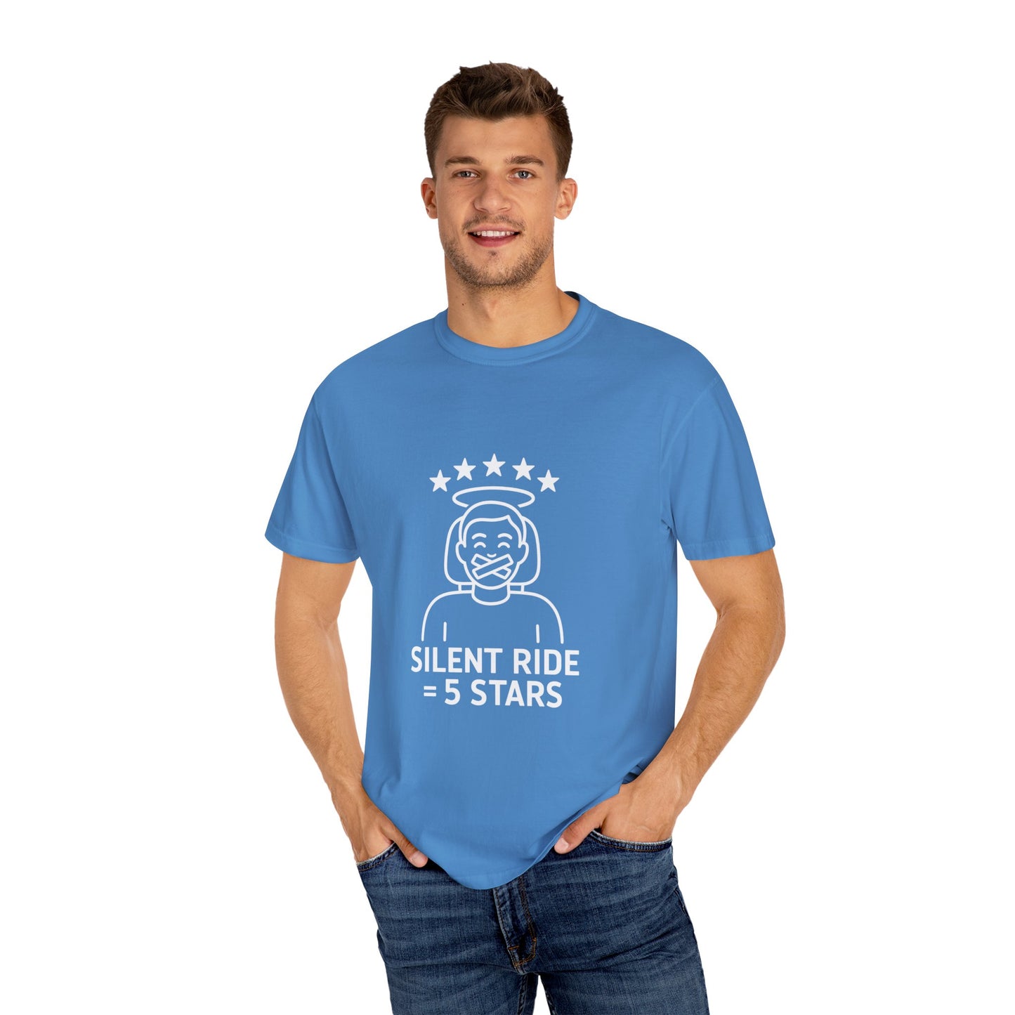 Garment-Dyed T-shirt - Casual Style, Soft Fabric, Unisex Design, Perfect for Everyday Wear, Great Gift for Friends