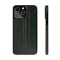 Matrix-Inspired Slim Phone Case, Eco-Friendly Phone Cover, Tech Lover Gift, Minimalist Phone Accessory, Unique Smartphone Case