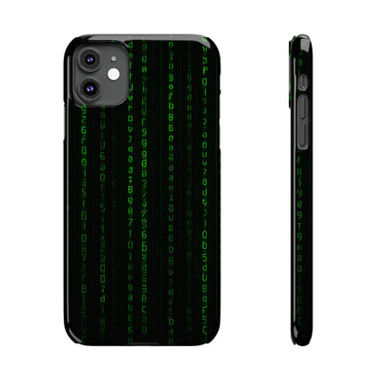 Matrix-Inspired Slim Phone Case, Eco-Friendly Phone Cover, Tech Lover Gift, Minimalist Phone Accessory, Unique Smartphone Case