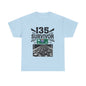 I35 Survivor T-Shirt – Perfect Gift for Texas Road Warriors, Fun Running Tee, Comfy Travel Shirt, Highway Humor Apparel, Road Trip Souvenir