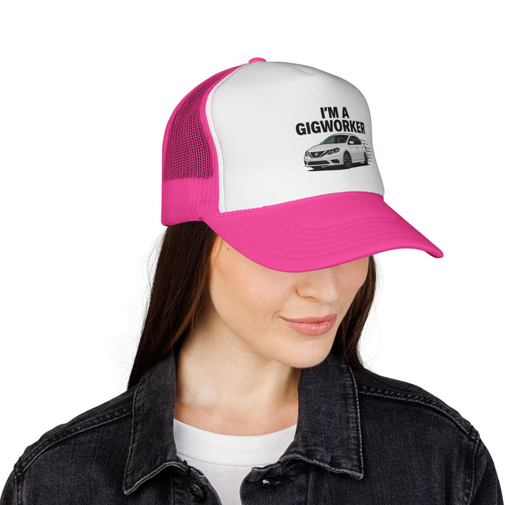 Gig Worker Trucker Cap - Perfect Gift for Rideshare Drivers, Gig Economy Enthusiasts, Father's Day, Everyday Use, Stylish Cap