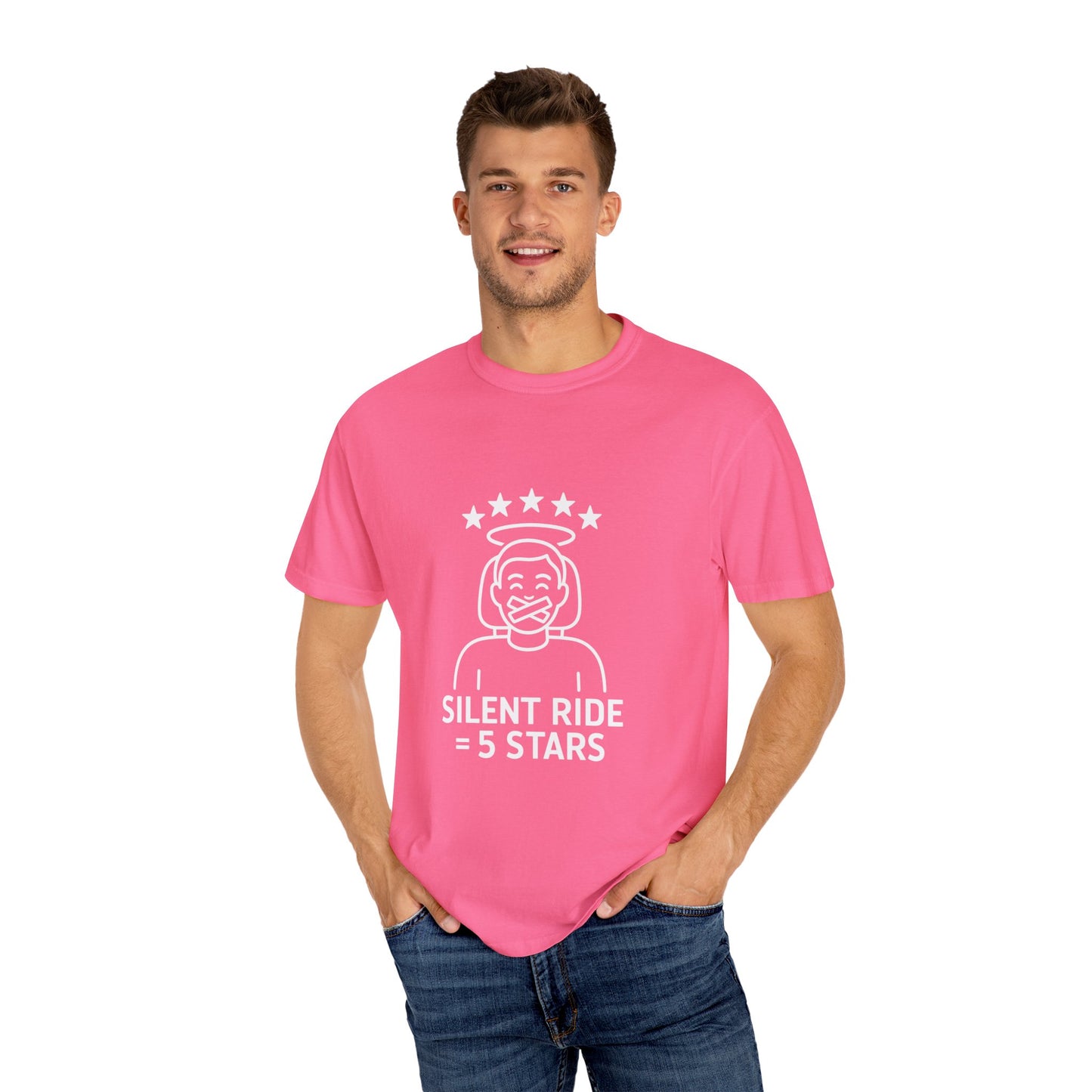 Garment-Dyed T-shirt - Casual Style, Soft Fabric, Unisex Design, Perfect for Everyday Wear, Great Gift for Friends