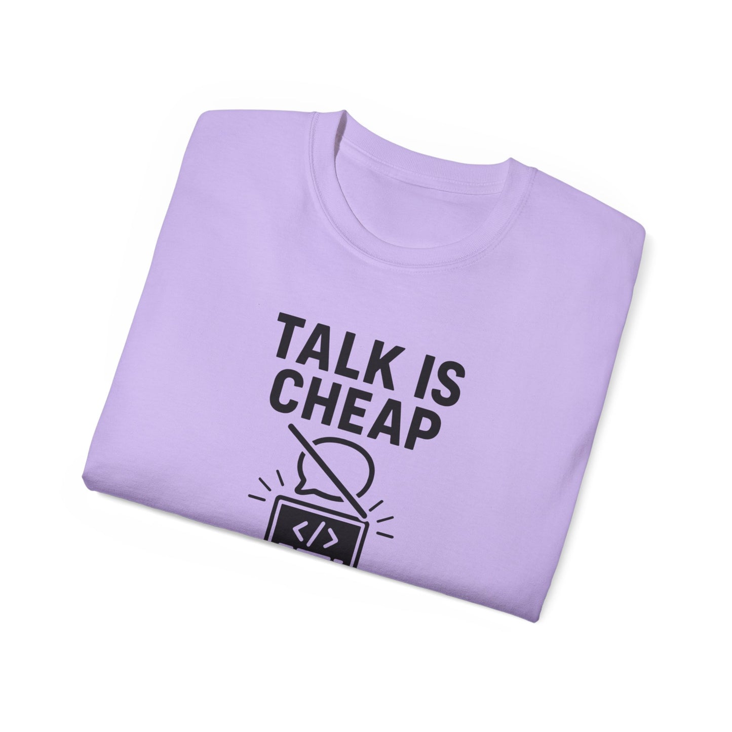 Coding Motivation Tee: Talk is Cheap, Show Me the Code, Programmer Gift, Tech T-Shirt, Geek Fashion, Software Developer Shirt