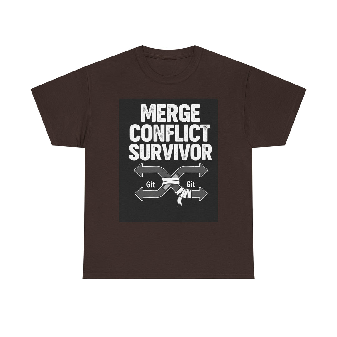Git Merge Conflict Survivor Tee – Unisex