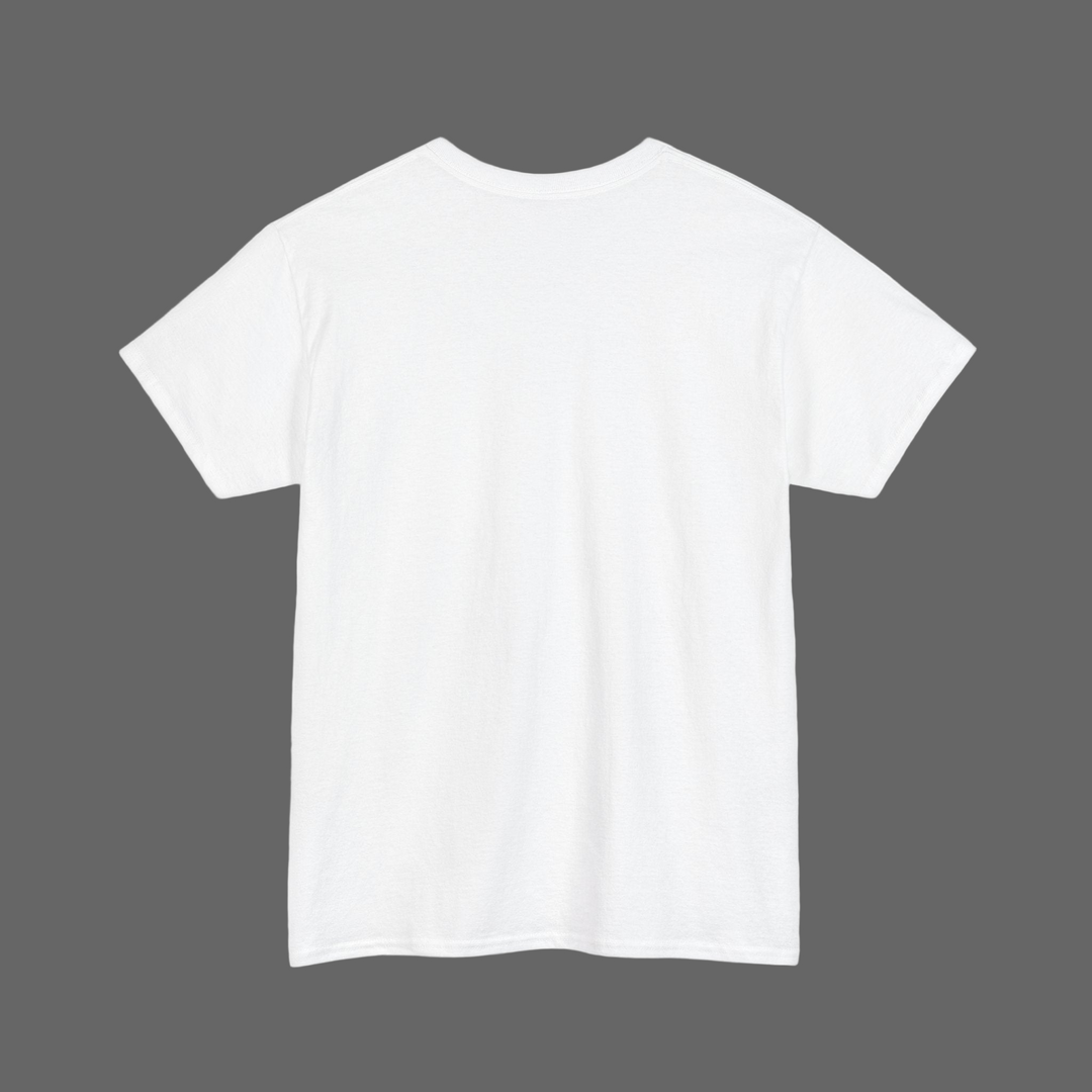 White t-shirt on a white background
